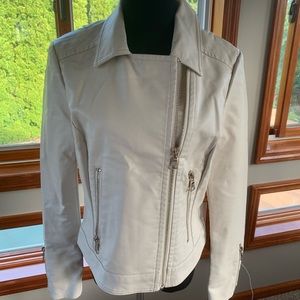 Off White leather jacket